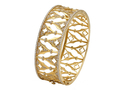 18kt yellow gold Gothic Arch cuff with 2.17 cts diamonds. Available in white, yellow, or rose gold.
